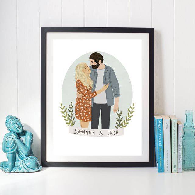 Personalized couples art will always remind the loving couple about the good memories they’ve made along the way
