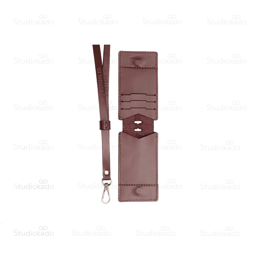 ID Card Holder with Magnetic Lanyard