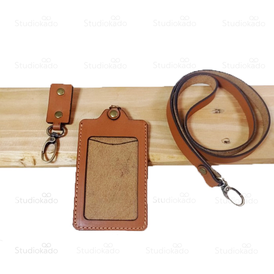 leather name tag