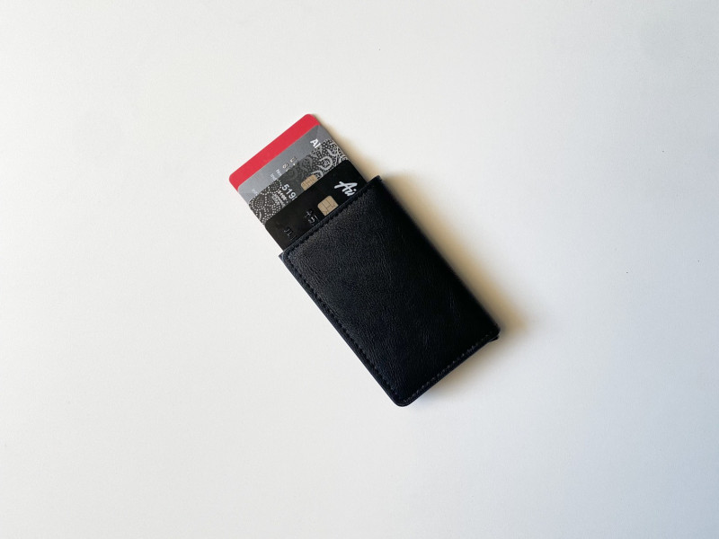 Anti RFID Wallet and Card Holder  - Black