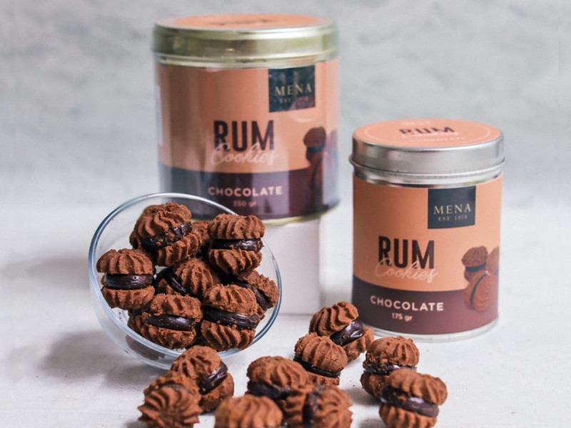 MENA Rum Cookies - Chocolate